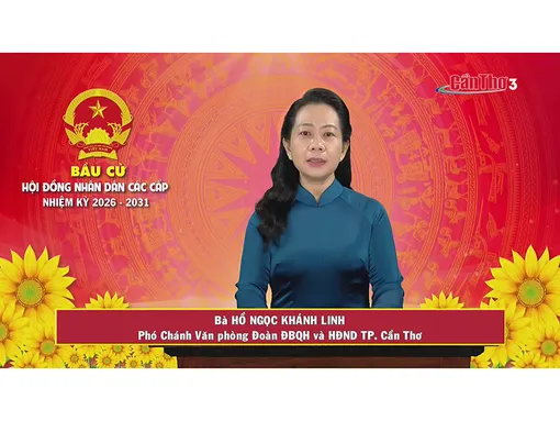 Bà Hồ Ngọc Khánh Linh – Phó Chánh Văn phòng Đoàn ĐBQH và HĐND TP. Cần Thơ