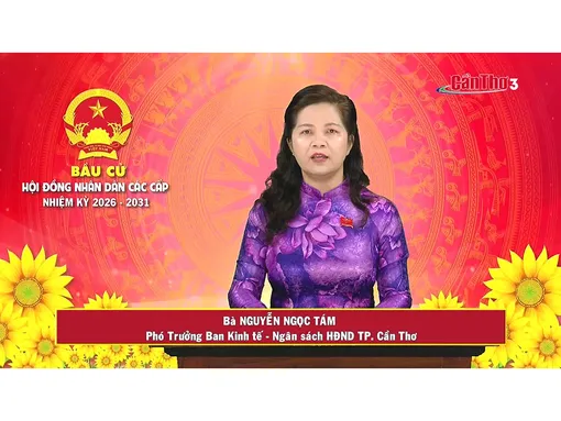 Bà Nguyễn Ngọc Tám – Phó trưởng ban Kinh tế – Ngân sách HĐND TP. Cần Thơ