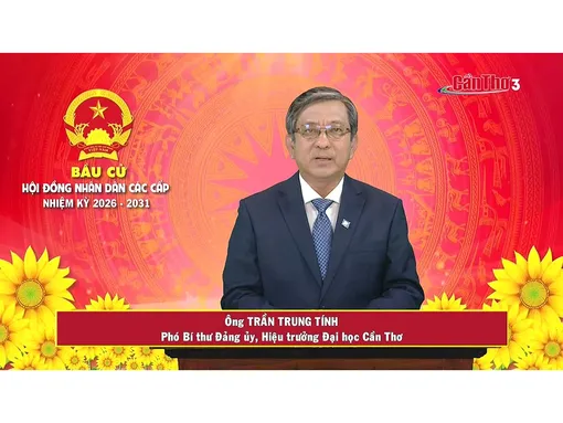 Ông Trần Trung Tính – Phó Bí thư Đảng ủy, Hiệu trưởng Đại học Cần Thơ