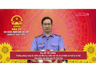 Ông Đỗ Thế Cường – Trưởng phòng công tố, kiểm sát điều tra, kiểm sát xét xử sơ thẩm án trật tự xã hội, Viện kiểm sát nhân dân TP. Cần Thơ