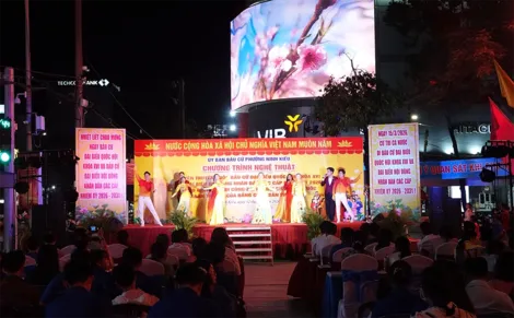 Phường Ninh Kiều tổ chức chương trình nghệ thuật tuyên truyền về bầu cử