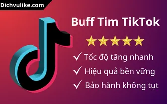 Dichvulike.com - Hỗ trợ buff tim TikTok chất lượng, đẩy xu hướng
