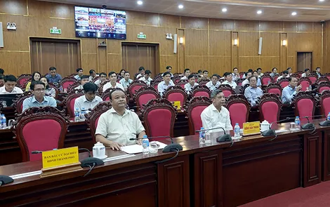 Tập huấn sử dụng hệ thống phần mềm báo cáo tiến độ công tác bầu cử