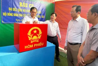 Tăng cường công tác bảo đảm an ninh trật tự, an toàn tại các điểm bỏ phiếu