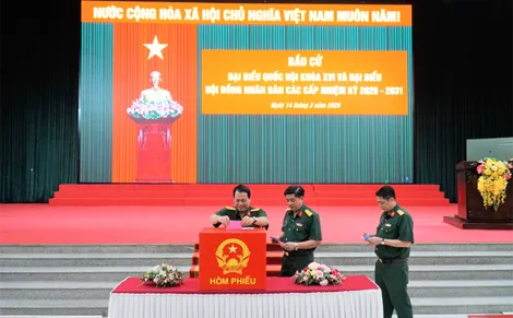 Lực lượng vũ trang TP Cần Thơ bầu cử đại biểu Quốc hội khóa XVI và đại biểu HĐND các cấp nhiệm kỳ 2026-2031