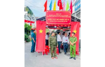 Công an TP Cần Thơ nỗ lực đảm bảo an ninh trật tự, phục vụ hiệu quả công tác bầu cử