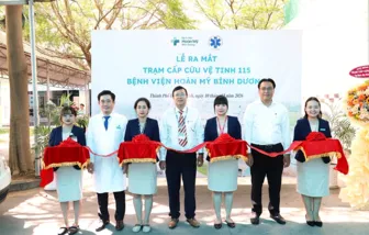 Bệnh viện Hoàn Mỹ Bình Dương ra mắt Trạm Cấp cứu Vệ tinh 115