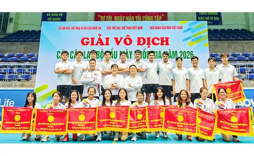 Cầu mây Cần Thơ giành 2 HCV, 3 HCB và 7 HCĐ giải các CLB quốc gia