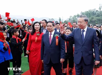 Tổng Bí thư: Đưa Trường Phổ thông nội trú thành "cột mốc mềm" về giáo dục vùng biên