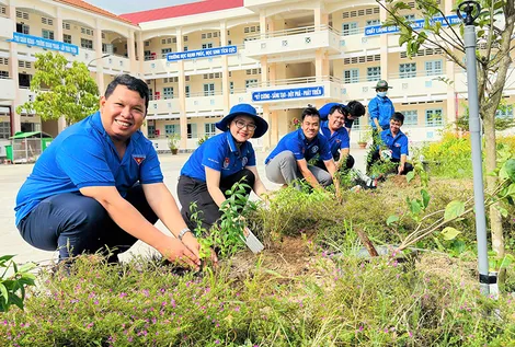 Tuổi trẻ phường Sóc Trăng tình nguyện vì cuộc sống cộng đồng