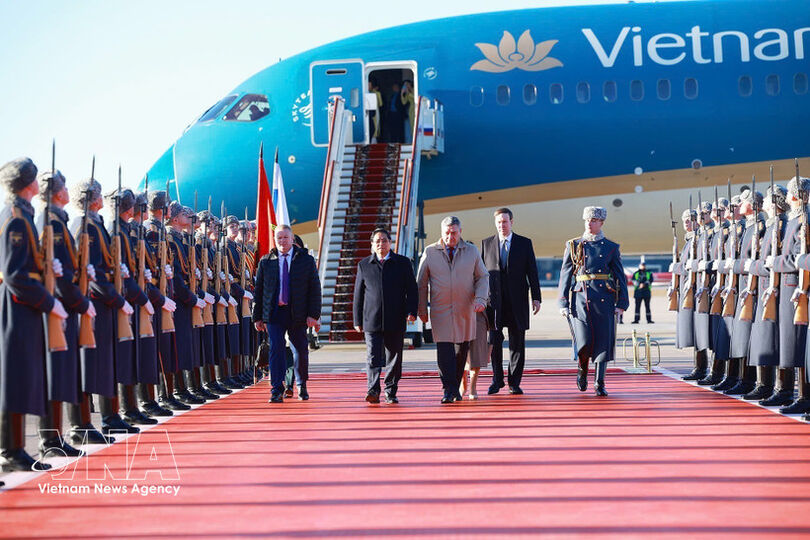 Prime Minister Pham Minh Chinh begins official visit to Russia