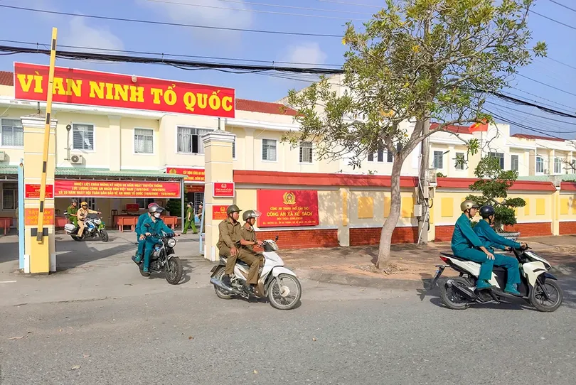 Công an xã Kế Sách quyết tâm “Vững bình yên, trọn niềm tin nhân dân”