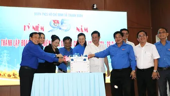 Phó Bí thư Thành ủy Trần Văn Huyến dự họp mặt kỷ niệm 95 năm Ngày thành lập Đoàn TNCS Hồ Chí Minh tại xã Thạnh Xuân