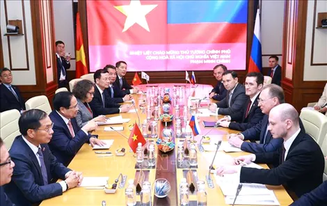 Thủ tướng Phạm Minh Chính thăm, làm việc với đối tác hàng đầu của Việt Nam về dầu khí