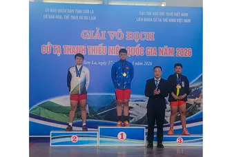 Cử tạ Cần Thơ xếp hạng 3 toàn đoàn lứa tuổi 13-14 giải quốc gia