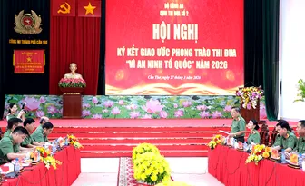 Cụm thi đua số 2 Bộ Công an ký kết giao ước thi đua 2026