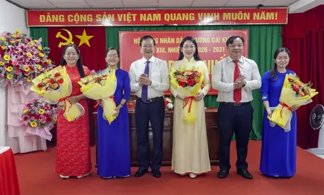 HĐND phường Cái Khế bầu các chức danh HĐND, UBND phường