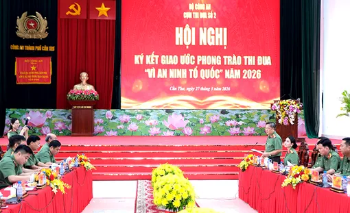 Cụm thi đua số 2 Bộ Công an ký kết giao ước thi đua 2026