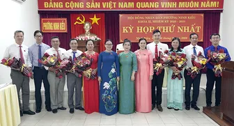 HĐND phường Ninh Kiều bầu các chức danh HĐND, UBND phường