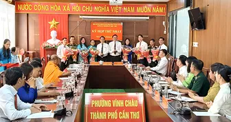 HĐND phường Vĩnh Châu khóa II bầu các chức danh chủ chốt