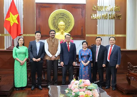 Lãnh đạo thành phố tiếp Tổng Lãnh sự Ấn Độ tại TP Hồ Chí Minh
