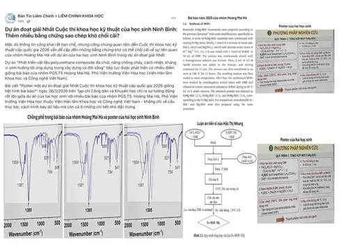 Bộ Giáo dục và Đào tạo xác minh làm rõ nghi vấn về dự án đạt giải thi khoa học kỹ thuật quốc gia
