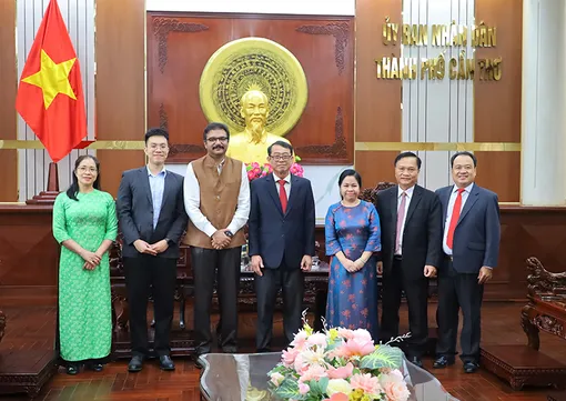 Lãnh đạo thành phố tiếp Tổng Lãnh sự Ấn Độ tại TP Hồ Chí Minh