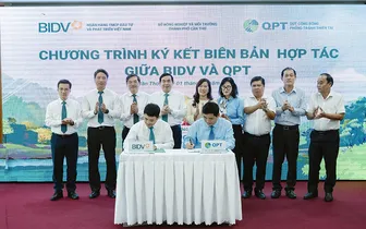 BIDV và QPT hợp tác trồng 240.000 cây xanh tại ĐBSCL
