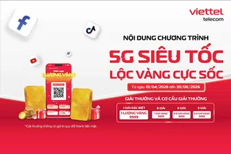 Viettel Cần Thơ triển khai chương trình “5G siêu tốc - Lộc vàng cực sốc”