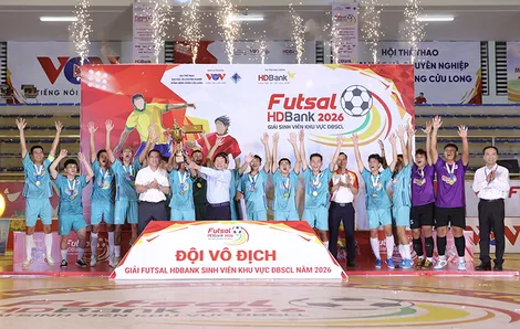 Từ giải futsal sinh viên ĐBSCL 2026, kỳ vọng mở thêm sân chơi thể thao