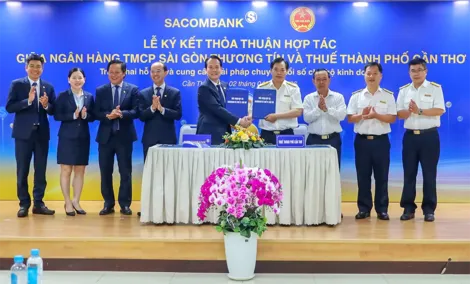 Ký kết thoả thuận hợp tác giữa Ngân hàng TMCP Sài Gòn Thương Tín và Thuế TP Cần Thơ