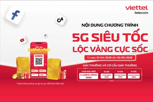Viettel Cần Thơ triển khai chương trình “5G siêu tốc - Lộc vàng cực sốc”