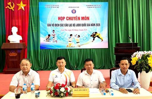 Bốc thăm thi đấu Giải vô địch các CLB Judo quốc gia năm 2026