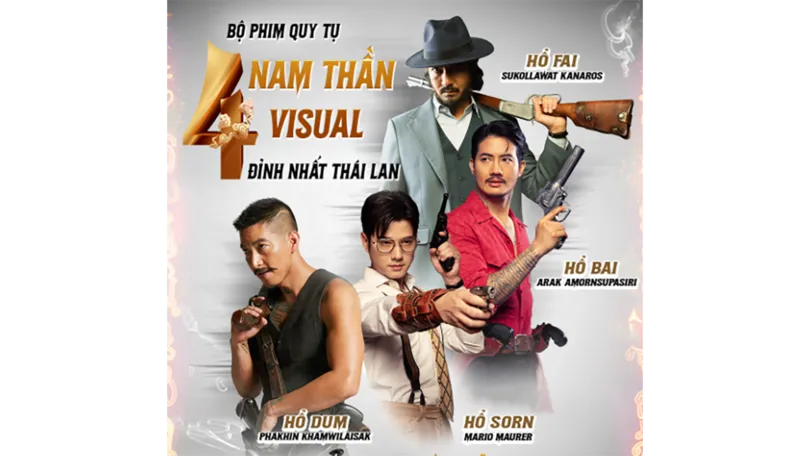 “Tứ Hổ đại náo” - Phiên bản siêu anh hùng hài hước của điện ảnh Thái Lan