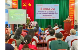 Hơn 40 doanh nghiệp, hợp tác xã được đào tạo về đổi mới sáng tạo và khởi nghiệp trong lĩnh vực nông nghiệp