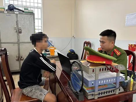 Công an xã An Thạnh tạm giữ đối tượng chém người