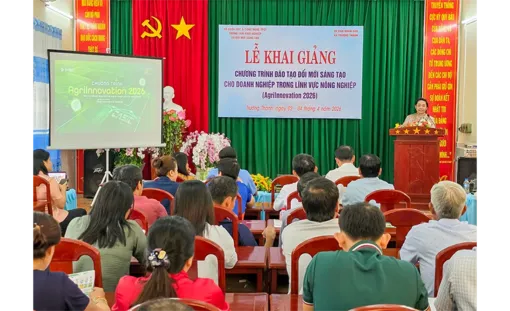 Hơn 40 doanh nghiệp, hợp tác xã được đào tạo về đổi mới sáng tạo và khởi nghiệp trong lĩnh vực nông nghiệp