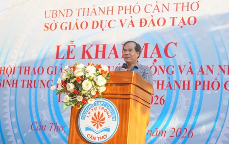 Khai mạc Hội thao Giáo dục quốc phòng và an ninh học sinh THPT TP Cần Thơ lần thứ I năm 2026