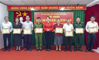 Phường Cái Khế khen thưởng 163 tập thể và cá nhân có thành tích xuất sắc trong công tác bầu cử