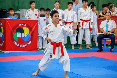 Môn Karate Đại hội Thể thao toàn quốc lần thứ X có 25 nội dung thi đấu