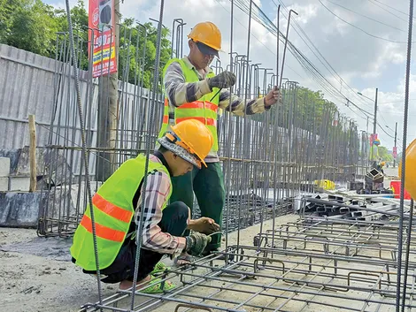 Giá trị sản xuất ngành Xây dựng tăng 10,42% so với cùng kỳ