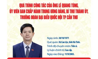 [Infographics] Quá trình công tác của ông Lê Quang Tùng