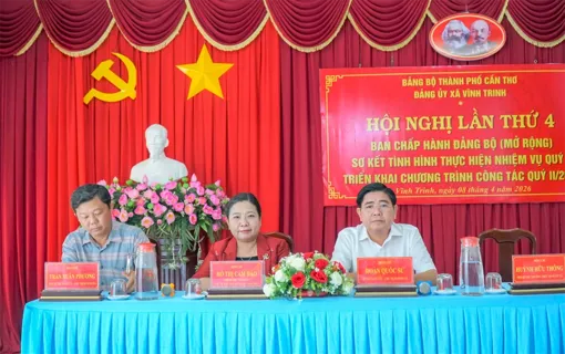 Ban Chấp hành Đảng bộ xã Vĩnh Trinh cần quyết liệt tháo gỡ khó khăn, đẩy nhanh tiến độ các công trình, dự án