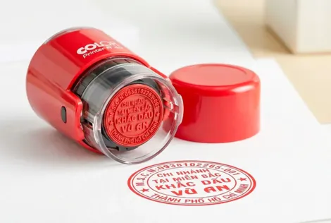 Khắc dấu Vũ An mang đến giải pháp làm dấu tròn công ty nhanh, bền đẹp