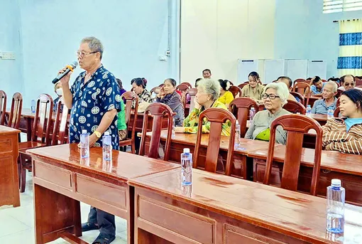 Cử tri xã Thạnh Phú kiến nghị nhiều vấn đề liên quan dân sinh