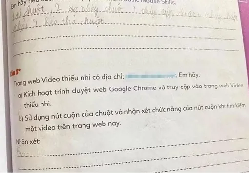 Xác minh thông tin "Sách bài tập Tin học lớp 3" có link website không lành mạnh