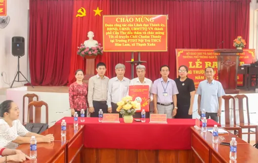 Thăm, chúc Tết cổ truyền Chôl Chnăm Thmây tại xã Thạnh Xuân