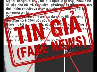 Cảnh báo việc đăng tải thông tin trên mạng xã hội khi chưa được kiểm chứng