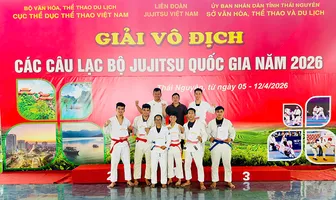 Jujitsu Cần Thơ đoạt 13 huy chương tại Giải các CLB quốc gia