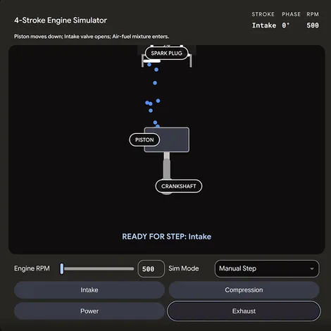 Gemini chính thức hỗ trợ tạo hình ảnh và mô phỏng tương tác trực tiếp trong khung chat